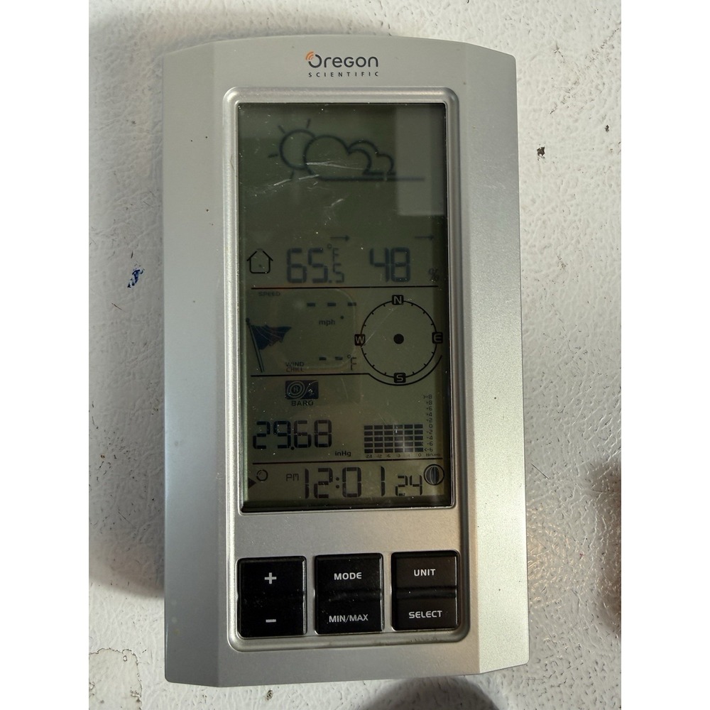Oregon Scientific Wireless Full Weather Station WMR80 / WMR80A READ DESCRIPTION